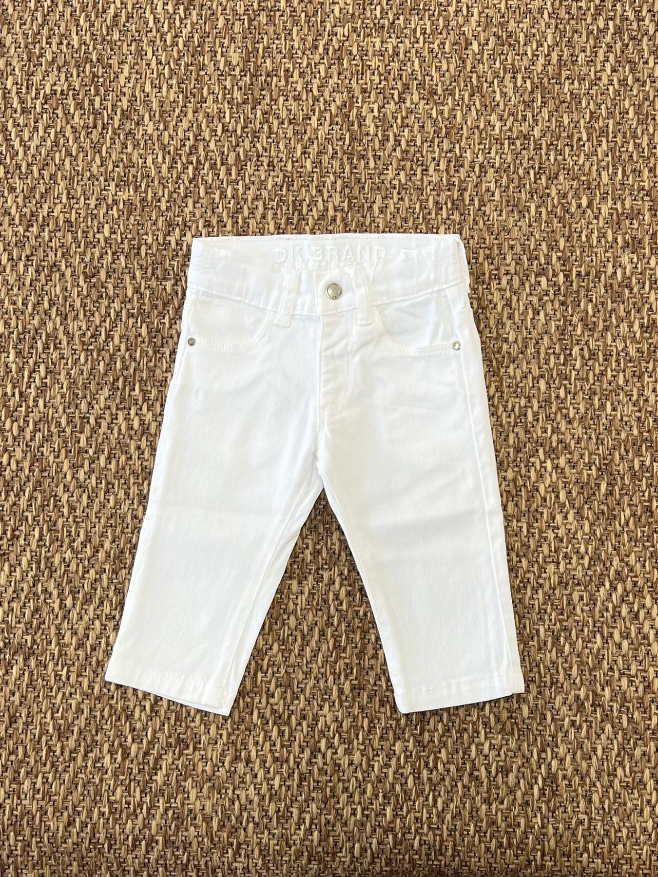 Pantaloni Bimbo BIANCO DK53/PV24 -  NANU' BABY