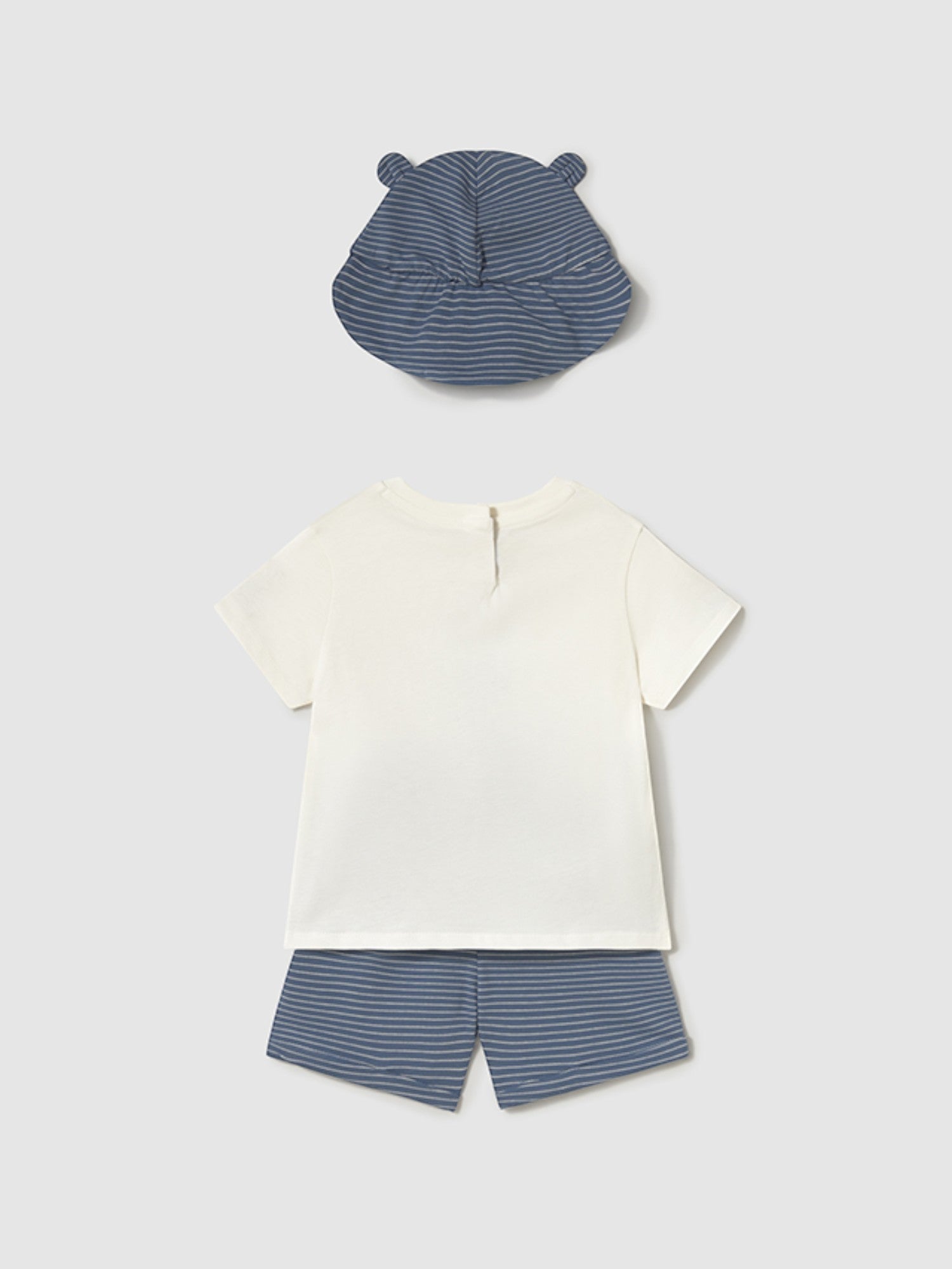 Comp. con cappello Bimbo AZZURRO 1651/16 -  NANU' BABY