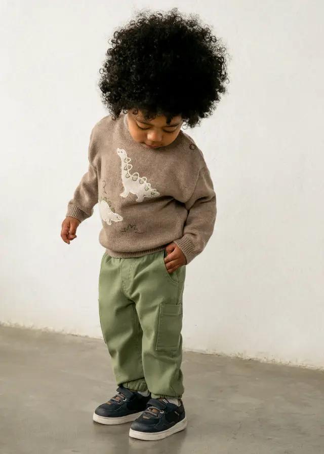 Pantaloni Bimbo Verde 2539/44 by MAYORAL