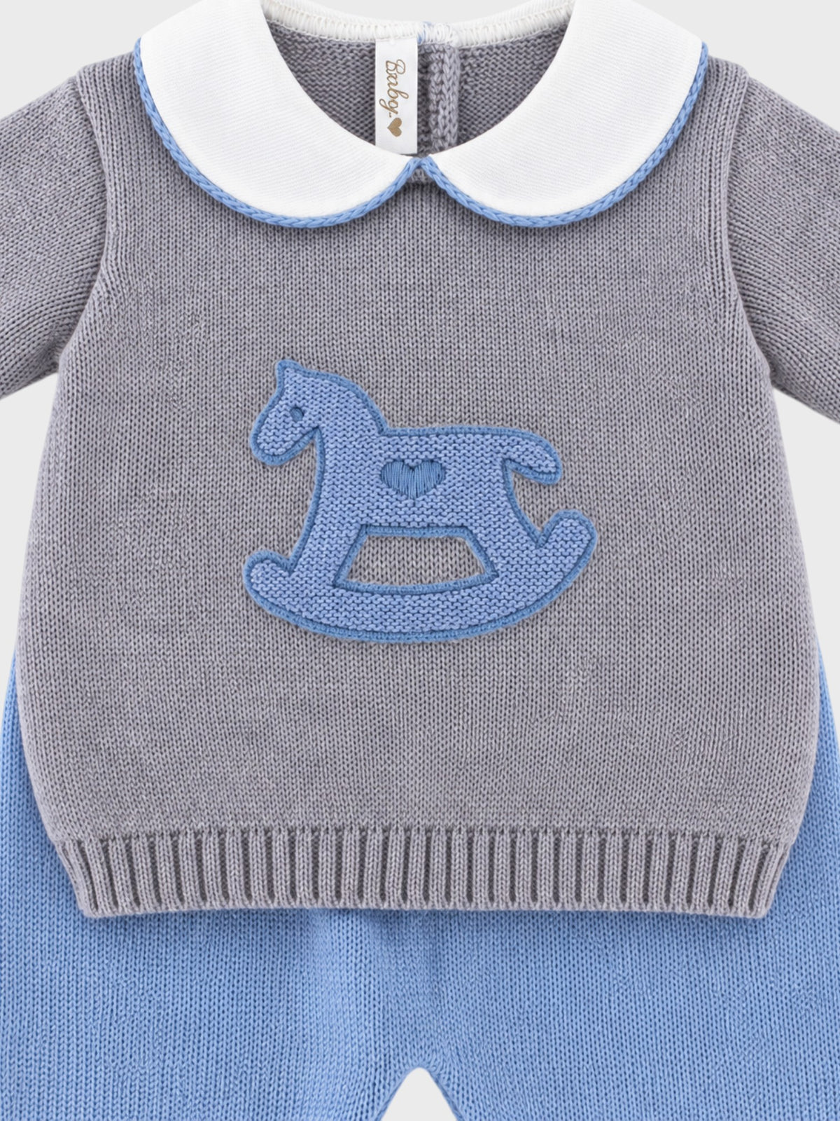 Ensemble naissance Bébé Gris CHEVAL/522