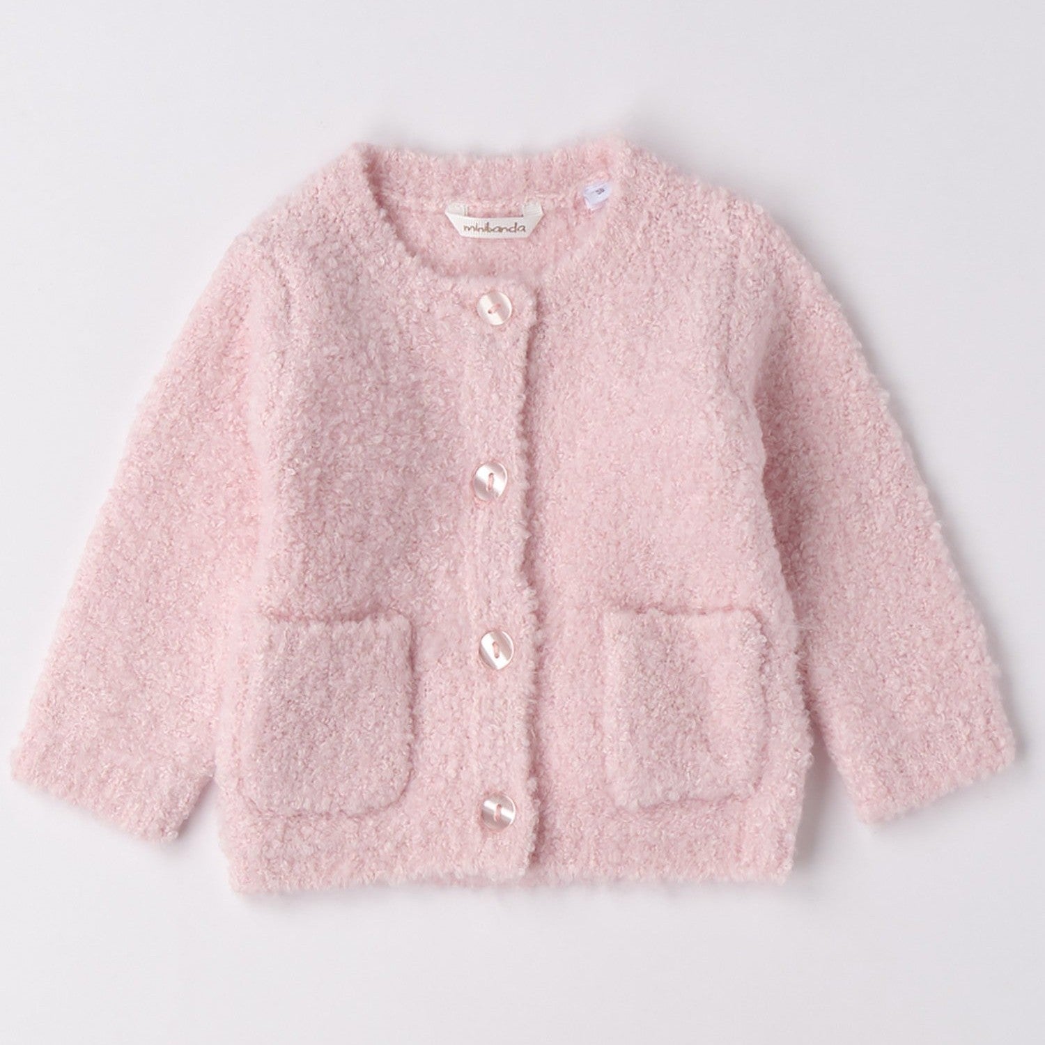 Cardigan Scaldacuore Bimba Rosa 3F707/2714 -  NANU' BABY