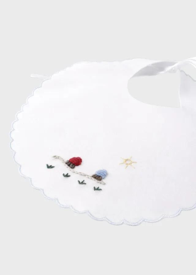 Bavetta Neonato Bianco MARIO/BV by PICCOLA GIUGGIOLA