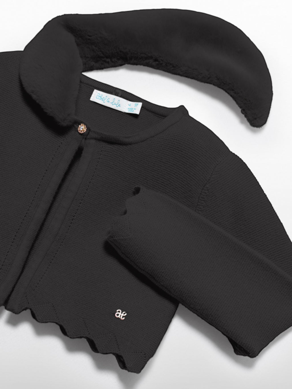Mädchenjacke Schwarz 5834/80