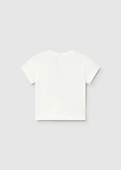 T-shirt Bimbo Bianco 1001/72 by MAYORAL