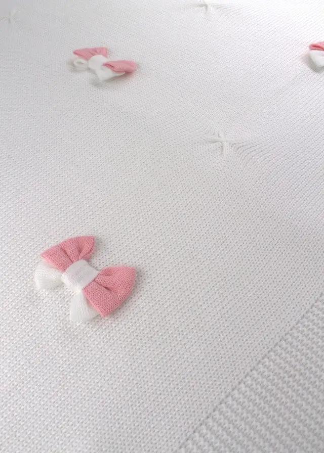 Coperta Neonata Bianco FIOCCHI/181-B by BABY LORD