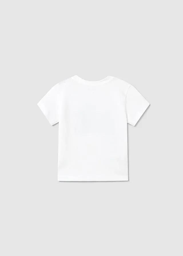 T-shirt Bimbo Bianco 1063/45 by MAYORAL