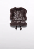 Gilet Bimba Marrone 5808/6 by ABEL & LULA