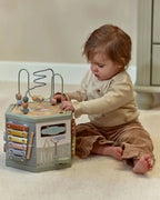 Cubo multiattività in legno Multicolore LD7431 by LITTLE DUTCH
