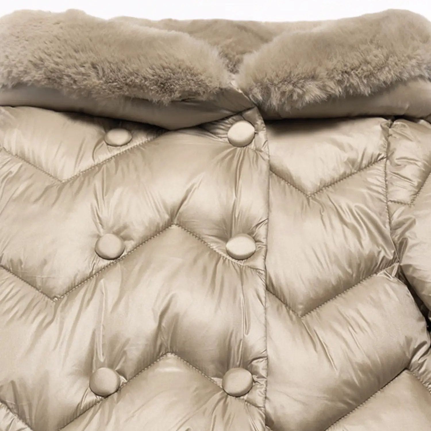 Cappotto Bimba Beige 5847/11 by ABEL & LULA