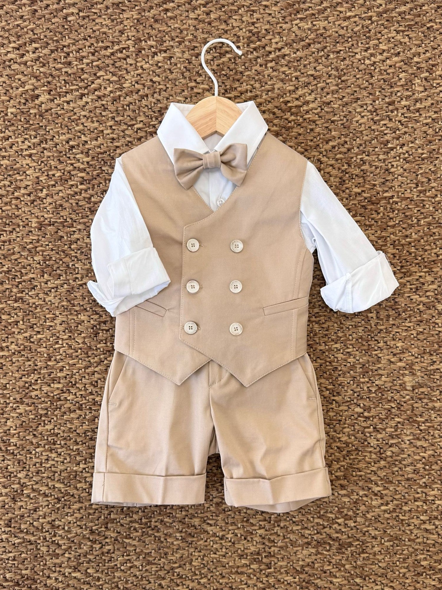 Completo Cerimonia Bimbo BEIGE BH302N -  NANU' BABY