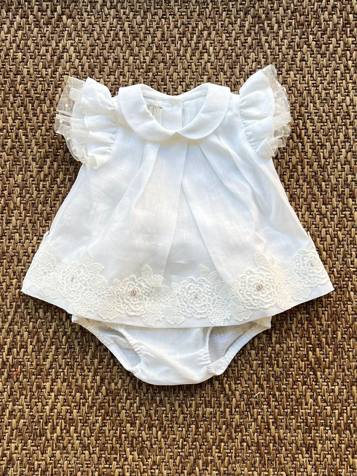 Pagliaccetto Bimba BIANCO EP1217MU -  NANU' BABY