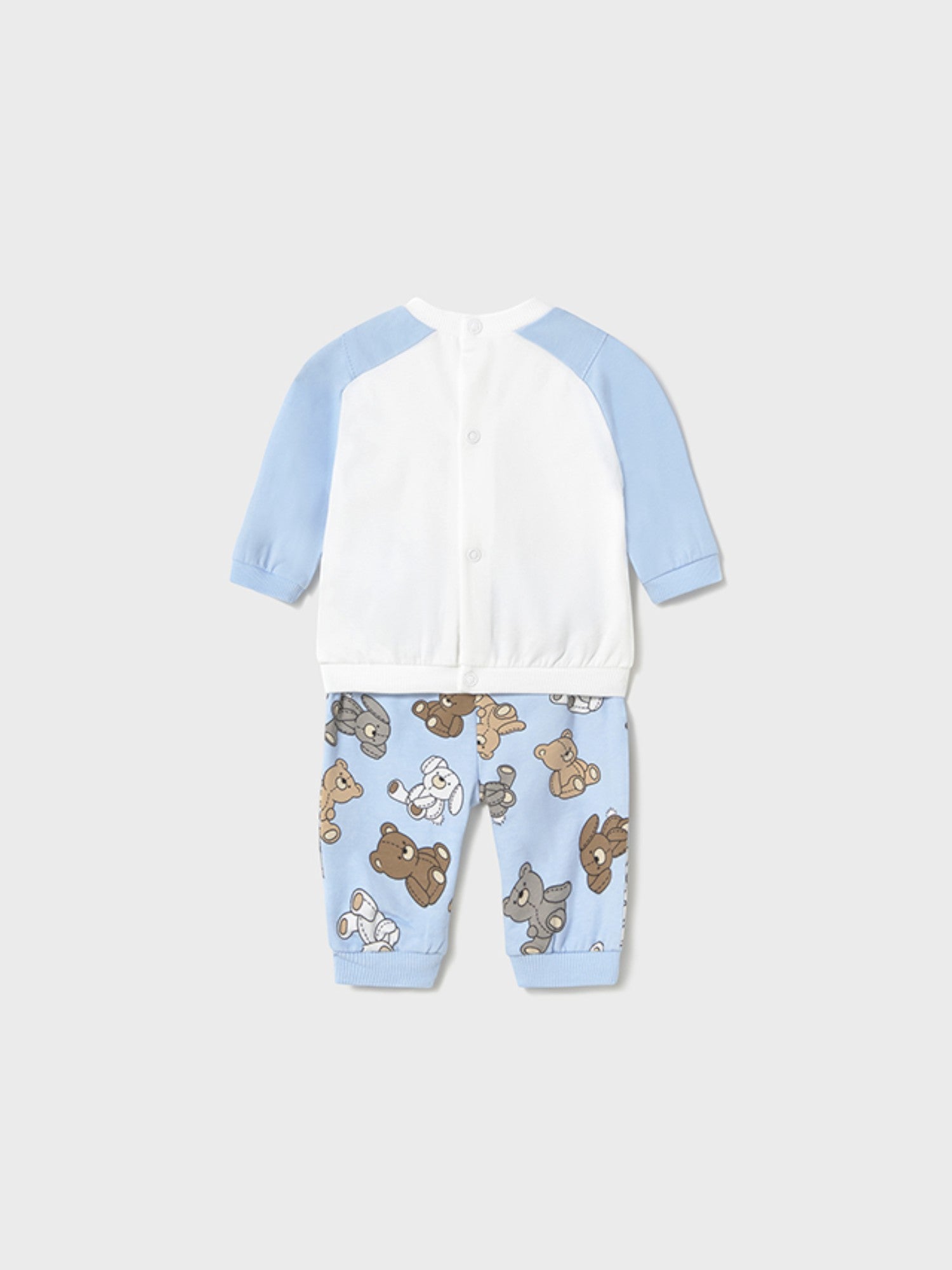 Completo  4 pezzi lungo Bimbo CIELO 1612 /C -  NANU' BABY