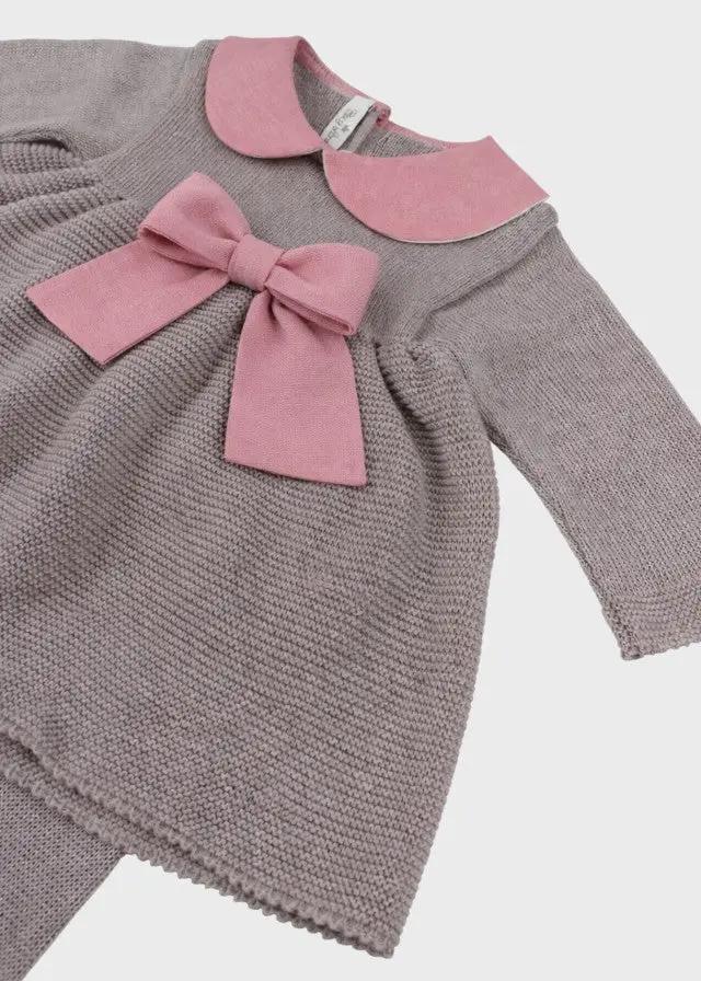 Completo nascita Neonata Avorio FIOCCO 484 by BABY LORD