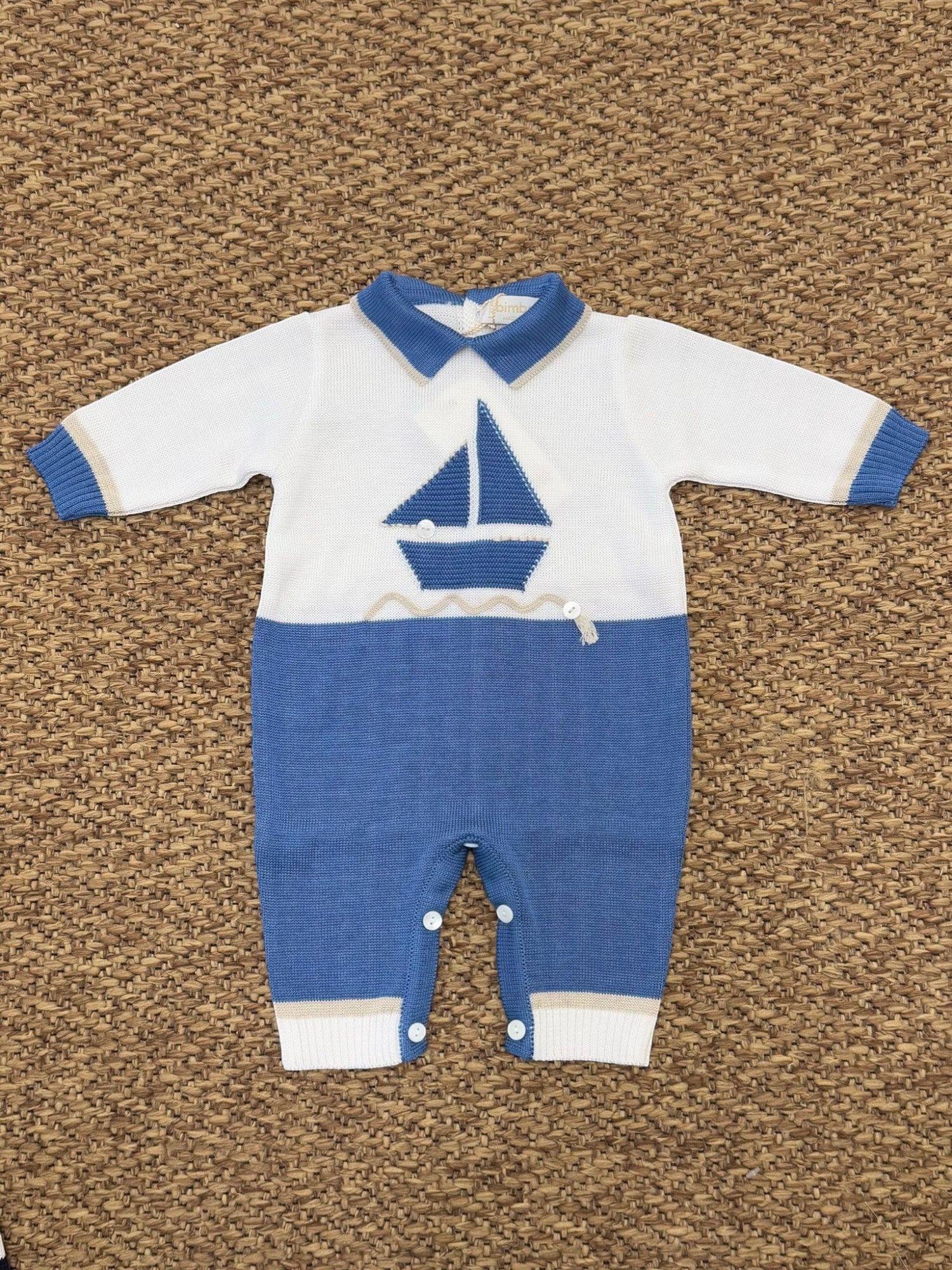Tutina Neonato AZZURRO 7618/A -  NANU' BABY