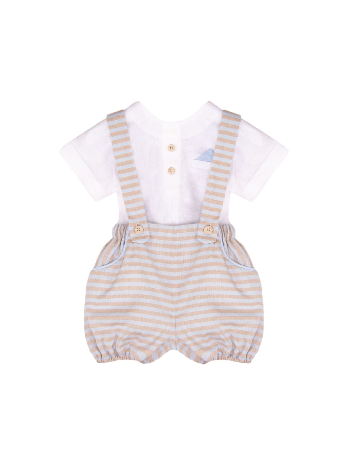 Completo 2 pezzi Bimbo BIANCO EP6853 -  NANU' BABY