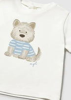 T-shirt Bimbo Bianco 1001/72 by MAYORAL