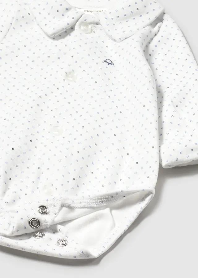 Camicia Bimbo Ecru 2727/32 by MAYORAL