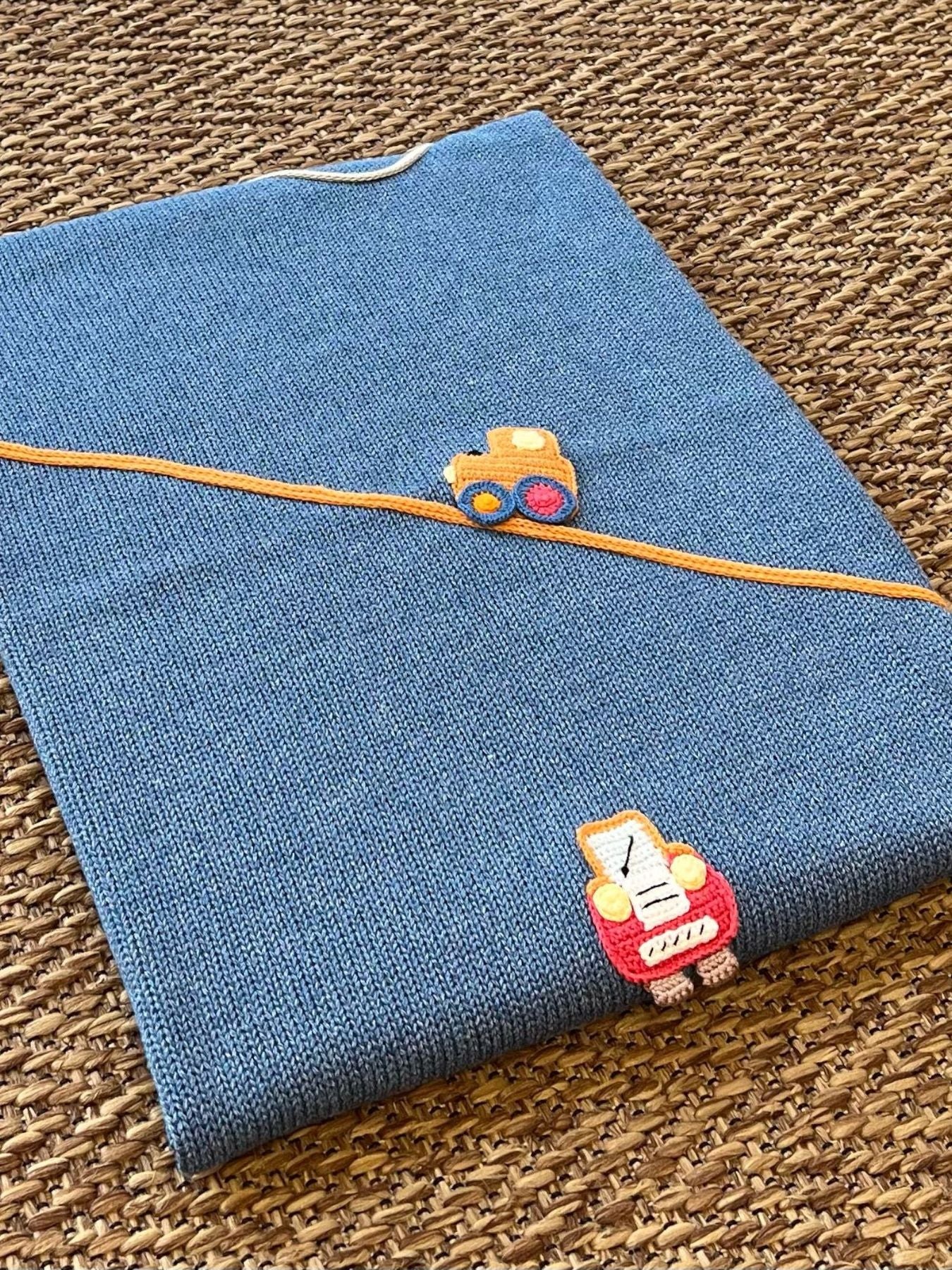 Coperta Neonato BLU CETIN/CO -  NANU' BABY