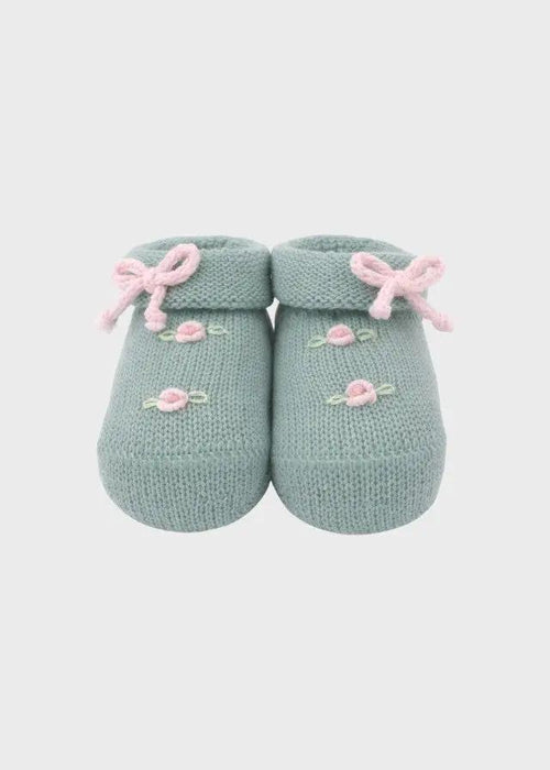 Babbucce Neonata Verde CUORI/759-V by BABY LORD