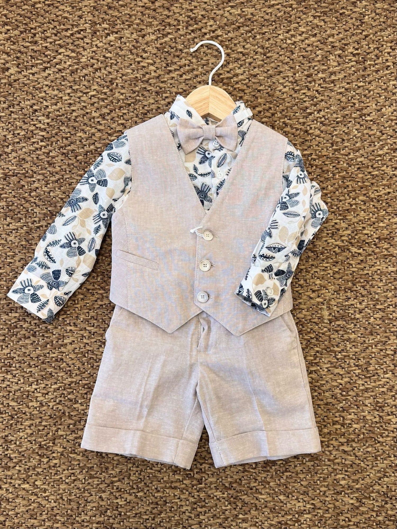 Completo Cerimonia Bimbo BEIGE BH301N -  NANU' BABY
