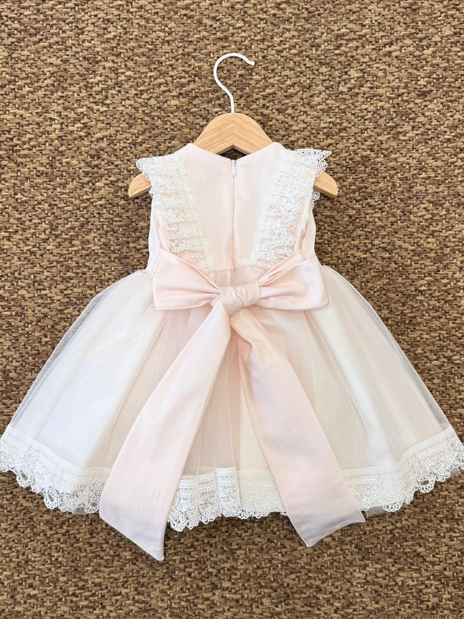 Abito Cerimonia Bimba ROSA FB086/R -  NANU' BABY