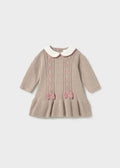 Abito Bimba Beige 2802/14 by MAYORAL