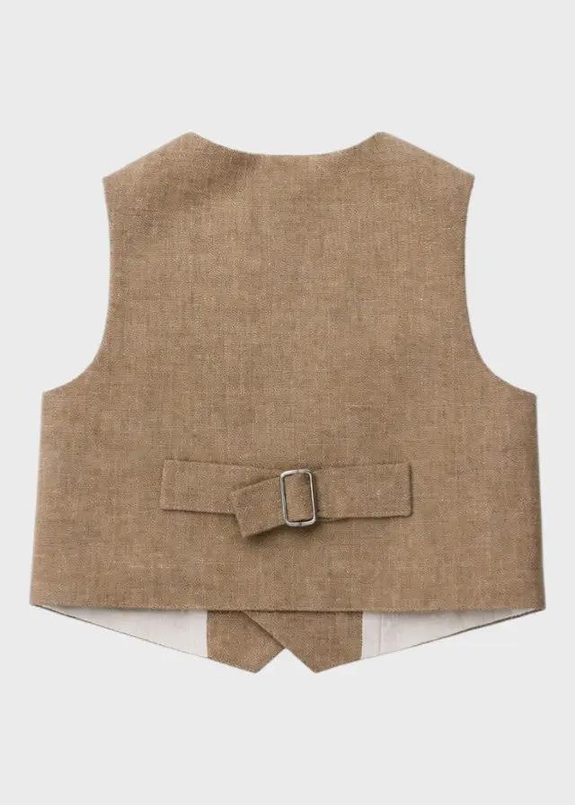 Gilet Bimbo Ecru PC05402 by PURE