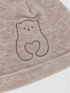 Cuffia Neonato Beige C64702/B-C by COCCODE'