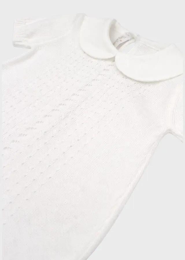 Pagliaccetto Bimbo Bianco TRECCE 351 by BABY LORD