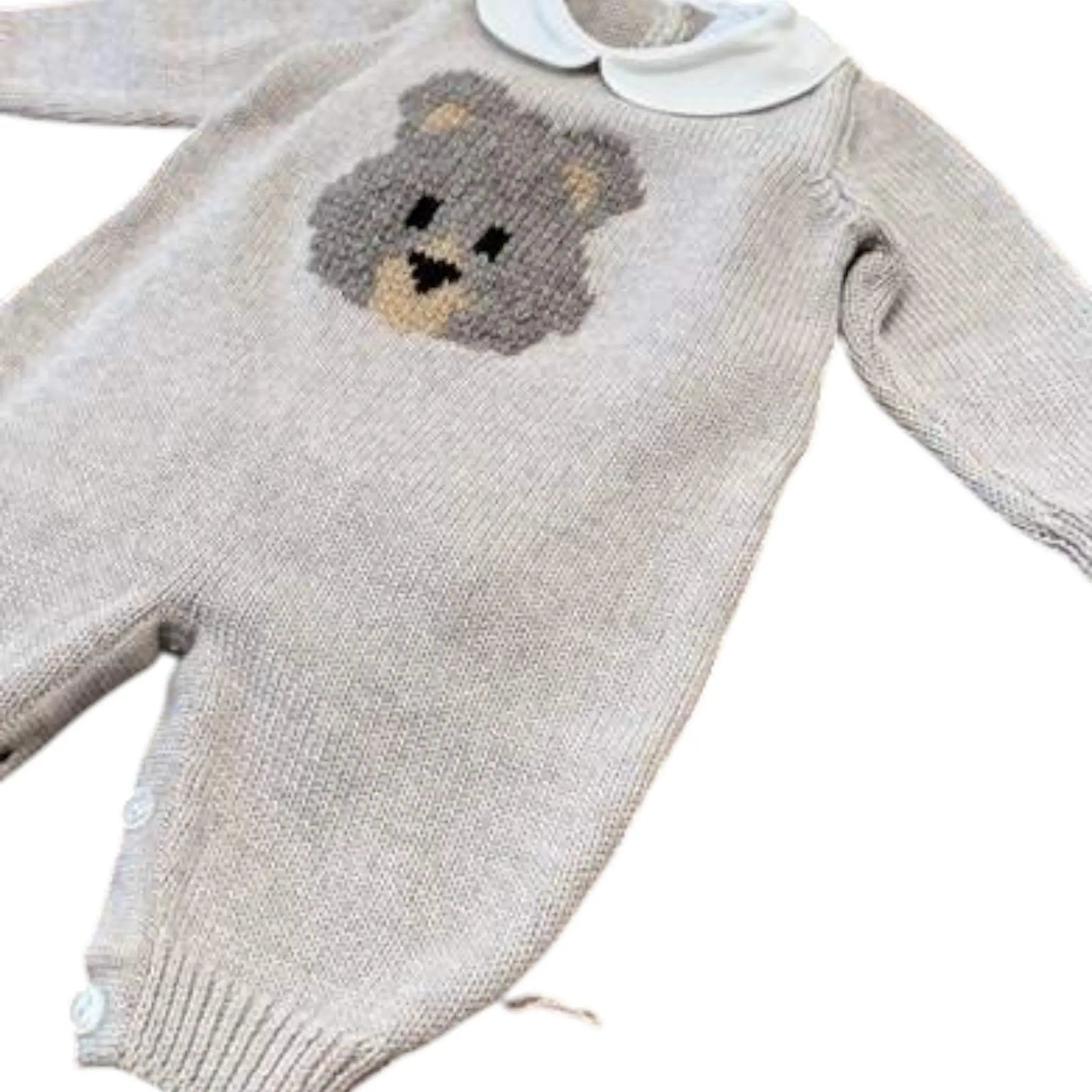 Tutina Neonato Beige T85L by BEBE' DI ALMY