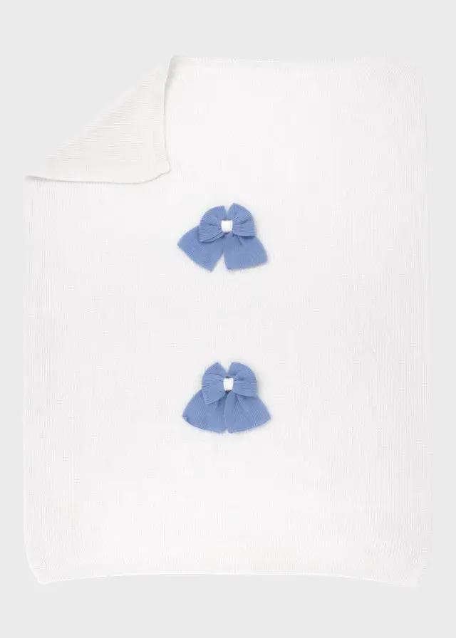 Coperta Neonato Bianco INGLESE/200-B by BABY LORD