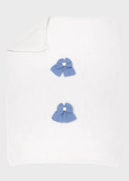 Coperta Neonato Bianco INGLESE/200-B by BABY LORD