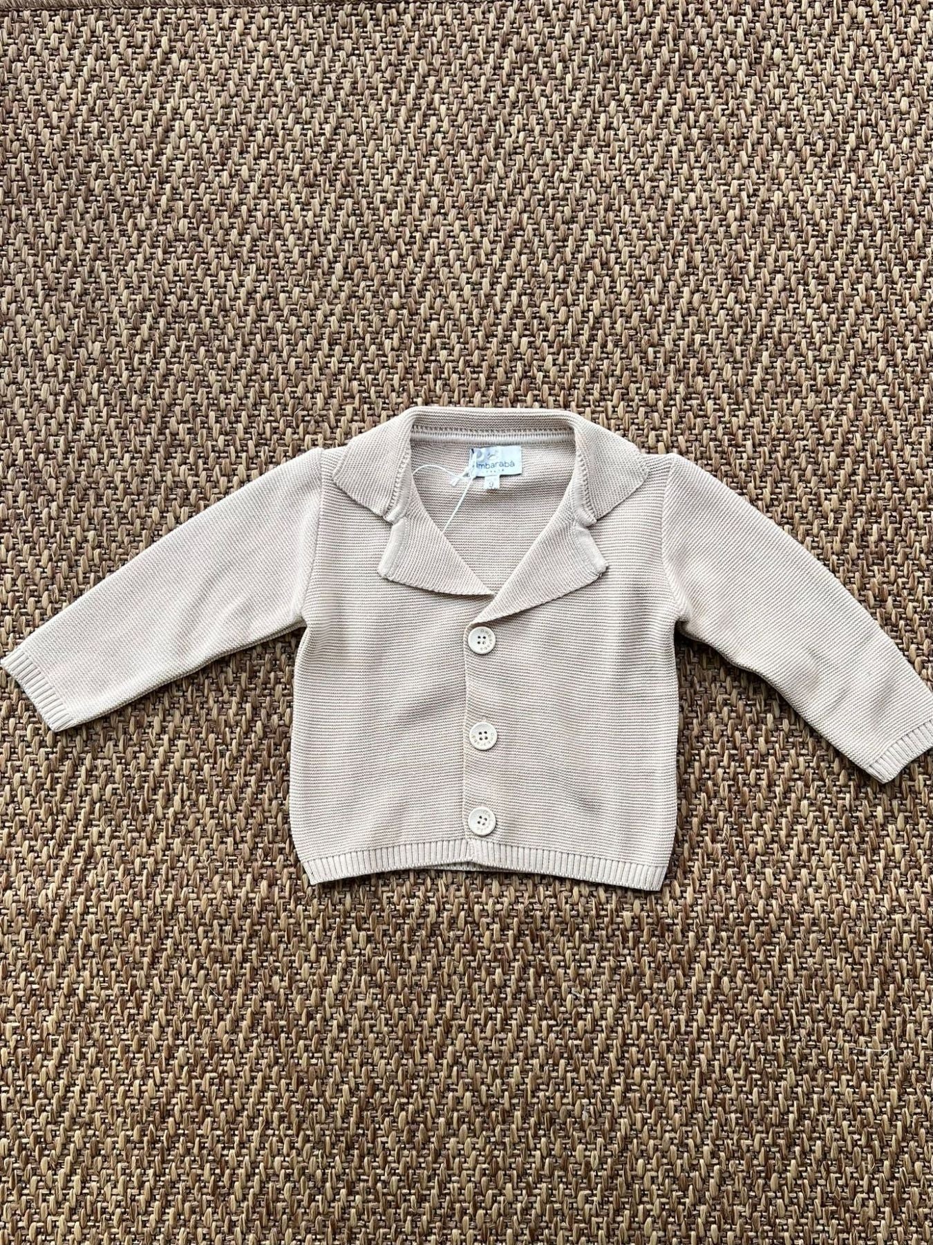 GIACCA C/ COLLO Bimbo BEIGE FMM37253/ -  NANU' BABY