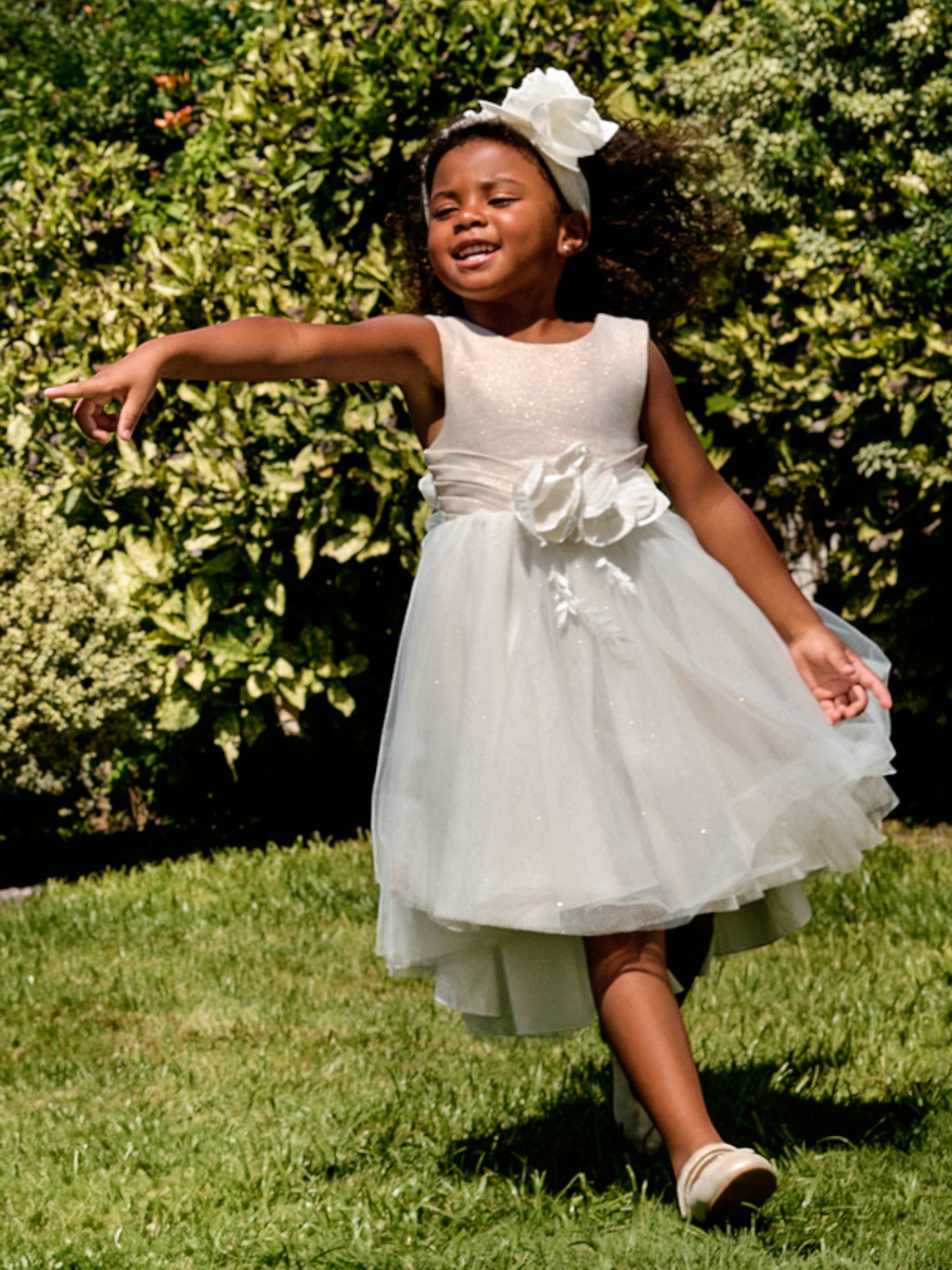 Abito  lino Bimba ORO 5032 /1 -  NANU' BABY