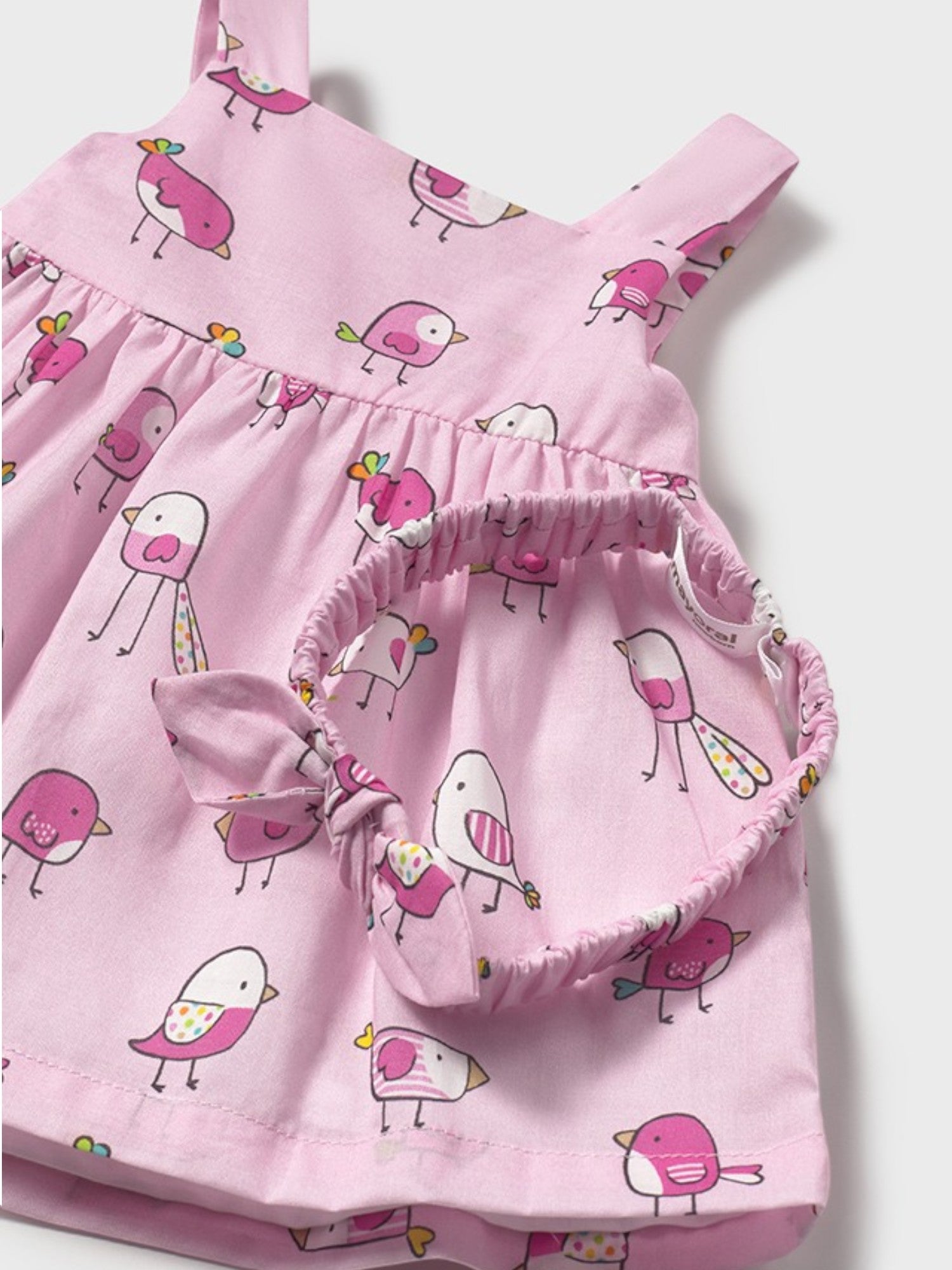 Abito  e cerchietto Bimba ROSA 1873 /R -  NANU' BABY