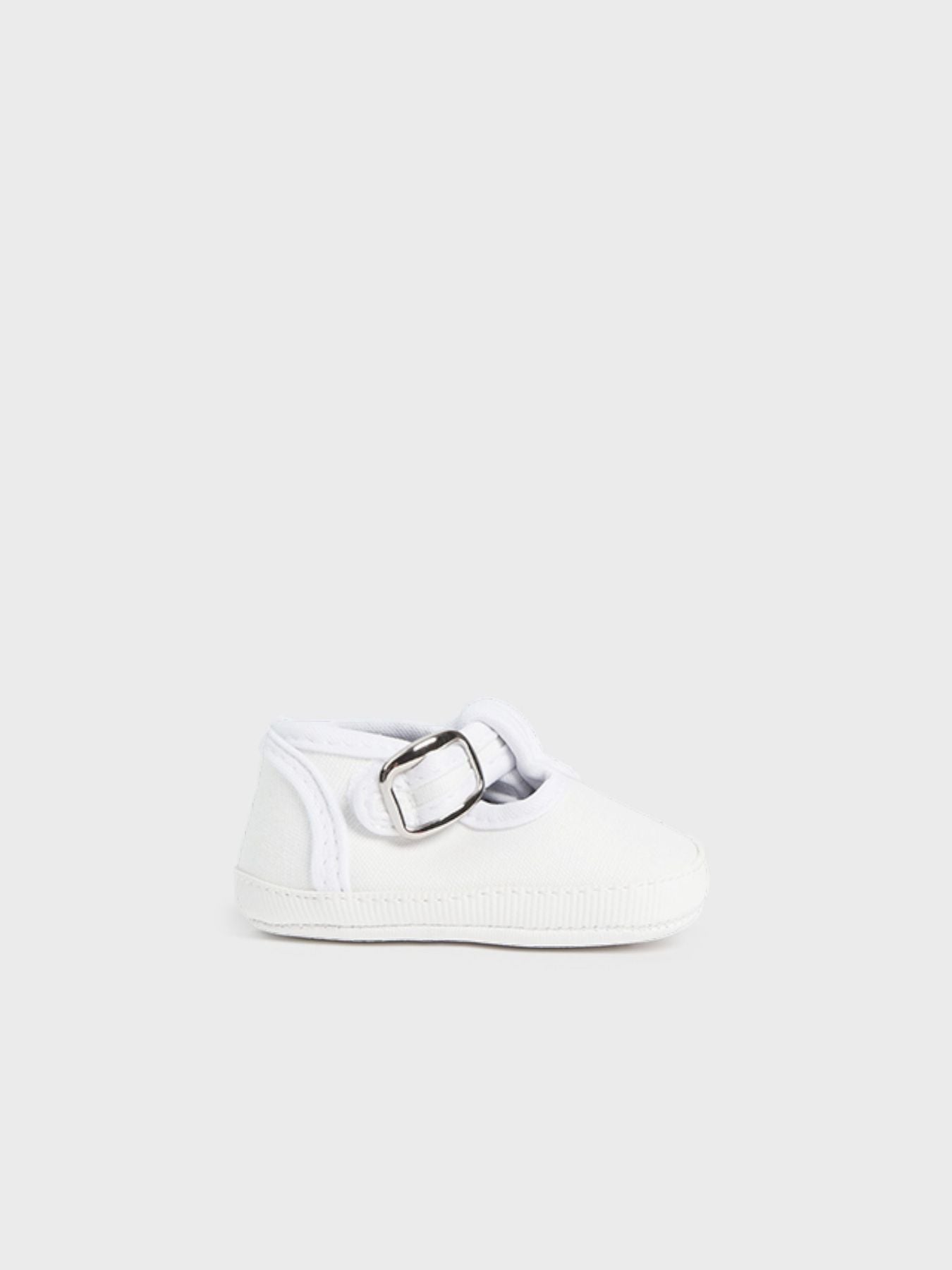 Scarpetta in tela Bimbo BIANCO 9731/B -  NANU' BABY