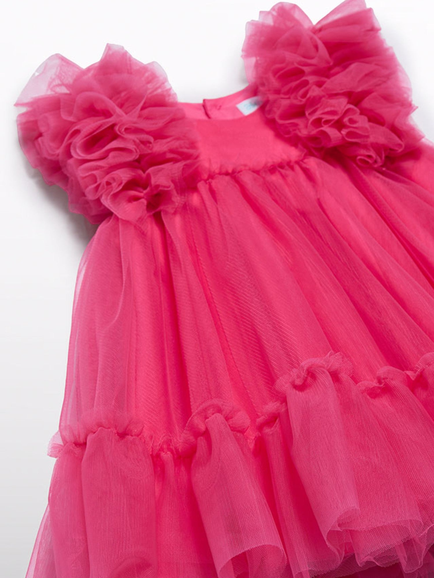Abito  tulle Bimba FUCSIA 5029/92 -  NANU' BABY