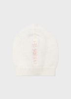 Cuffia Neonata Bianco MARCO/CU by PICCOLA GIUGGIOLA