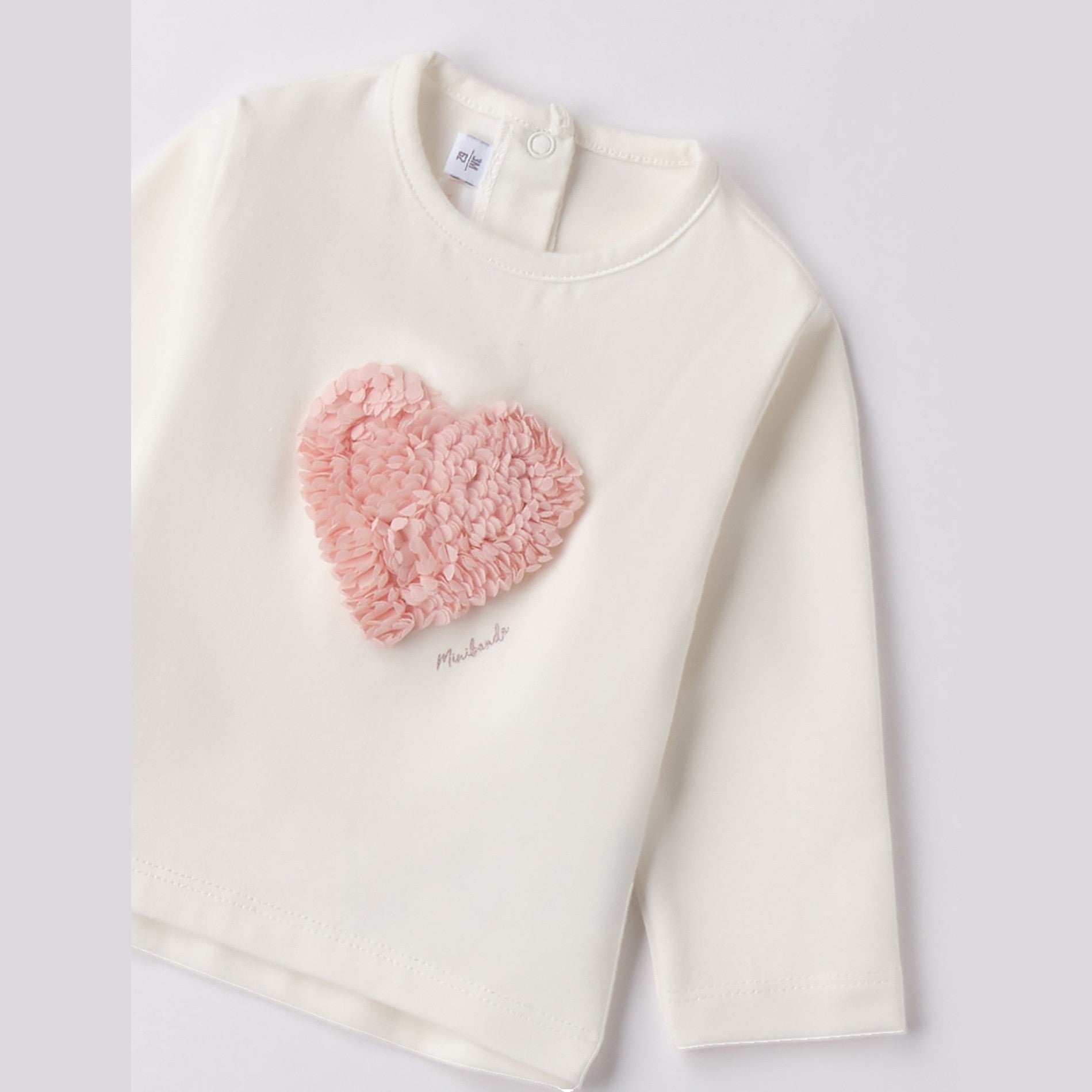 Girocollo Ml Bimba Bianco 3F711/112 -  NANU' BABY