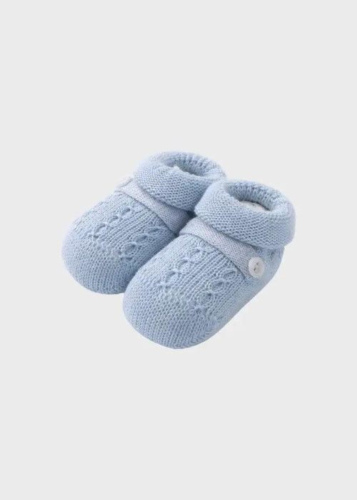 Babbucce Neonato Cielo TRECCE 756/C by BABY LORD