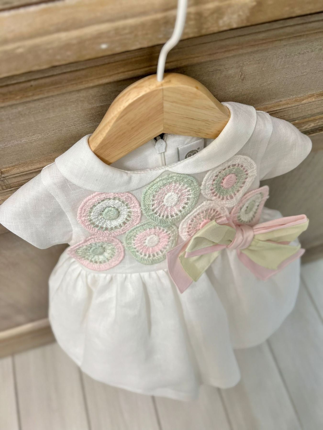 Abito Bimba BIANCO EP1900 -  NANU' BABY