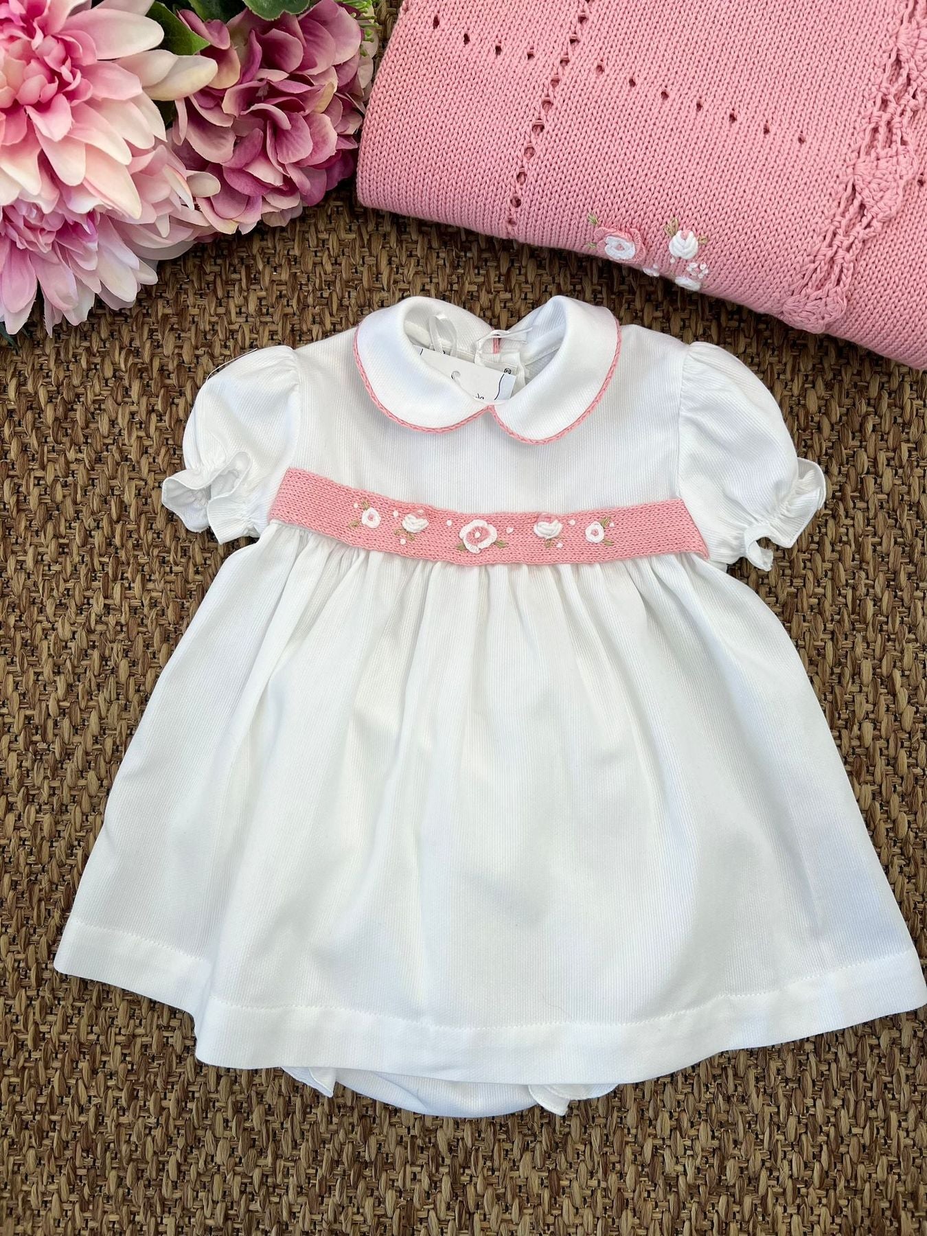Completo 2 pezzi Bimba BIANCO LULU' 3132 -  NANU' BABY