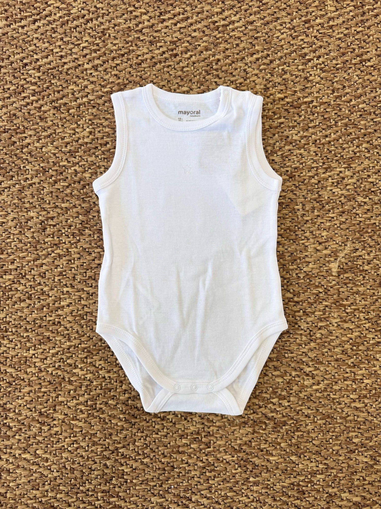 Body m/s Neonato BIANCO 1719/B -  NANU' BABY