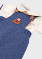 Salopette Neonato Blu CETIN/SL by PICCOLA GIUGGIOLA