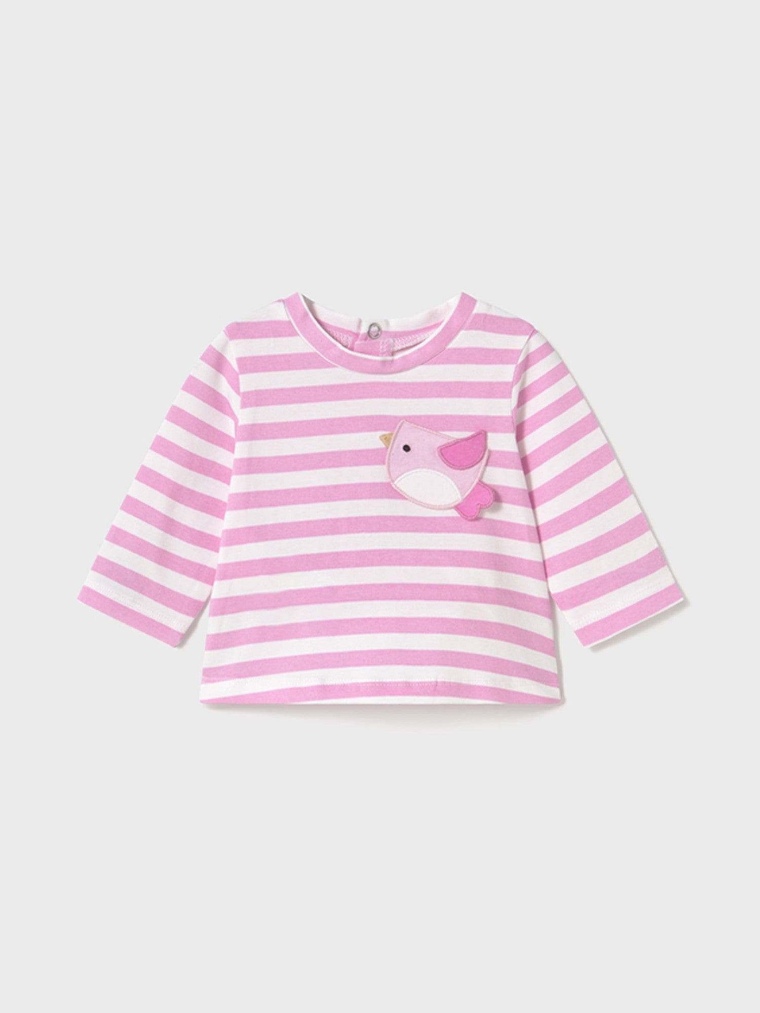 maglietta  manica lunga Bimba ROSA 1071 /R -  NANU' BABY