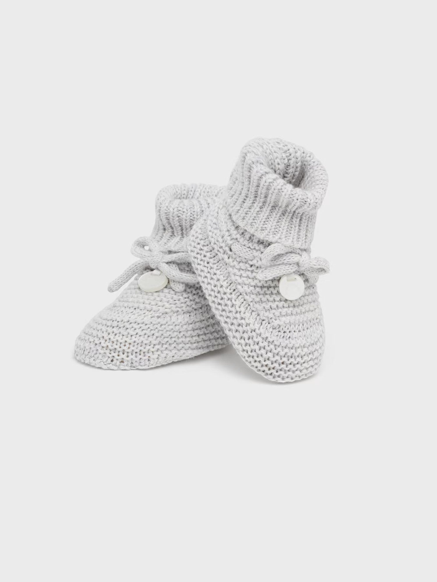 Babbucce tricot Neonato PANNA 9696/P -  NANU' BABY