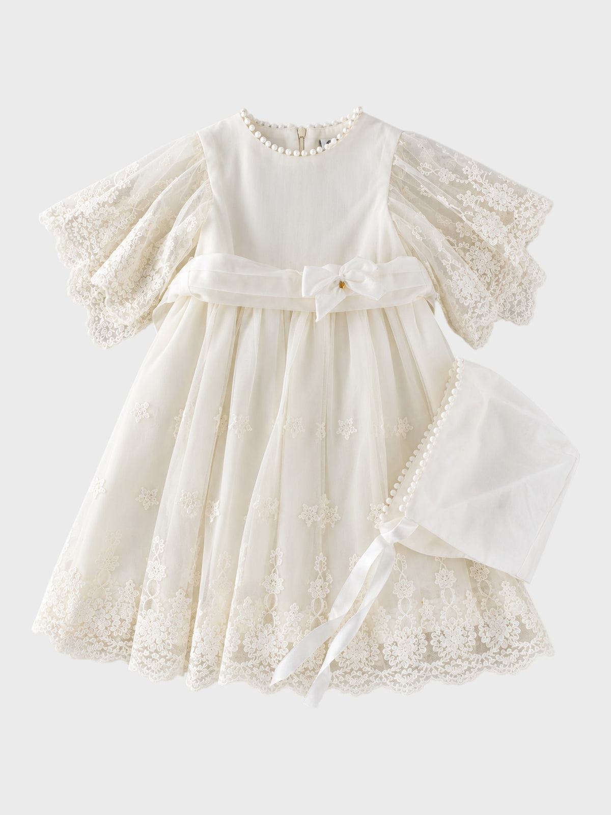 Abito Cerimonia Bimba Natural EG301