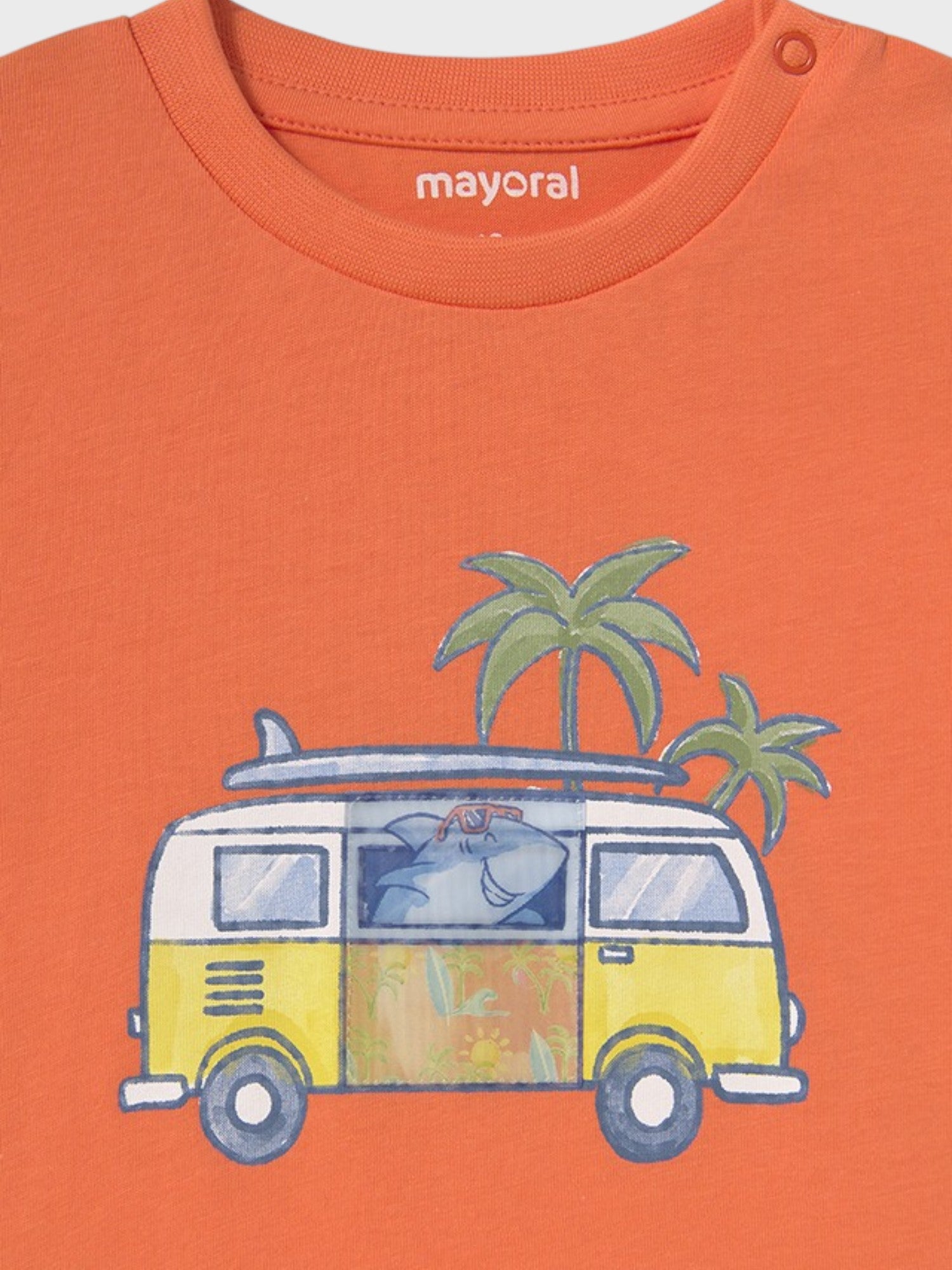 Maglietta m/c play lenticolar Bimbo ARANCIO 1063/44 -  NANU' BABY