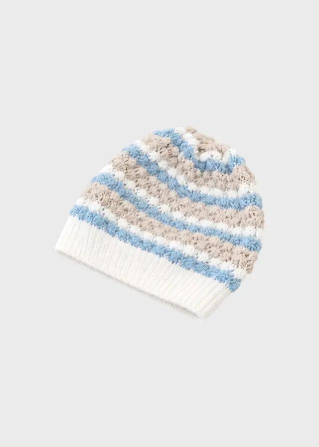 Gorro de bebé azul claro de algodón EP5471/N