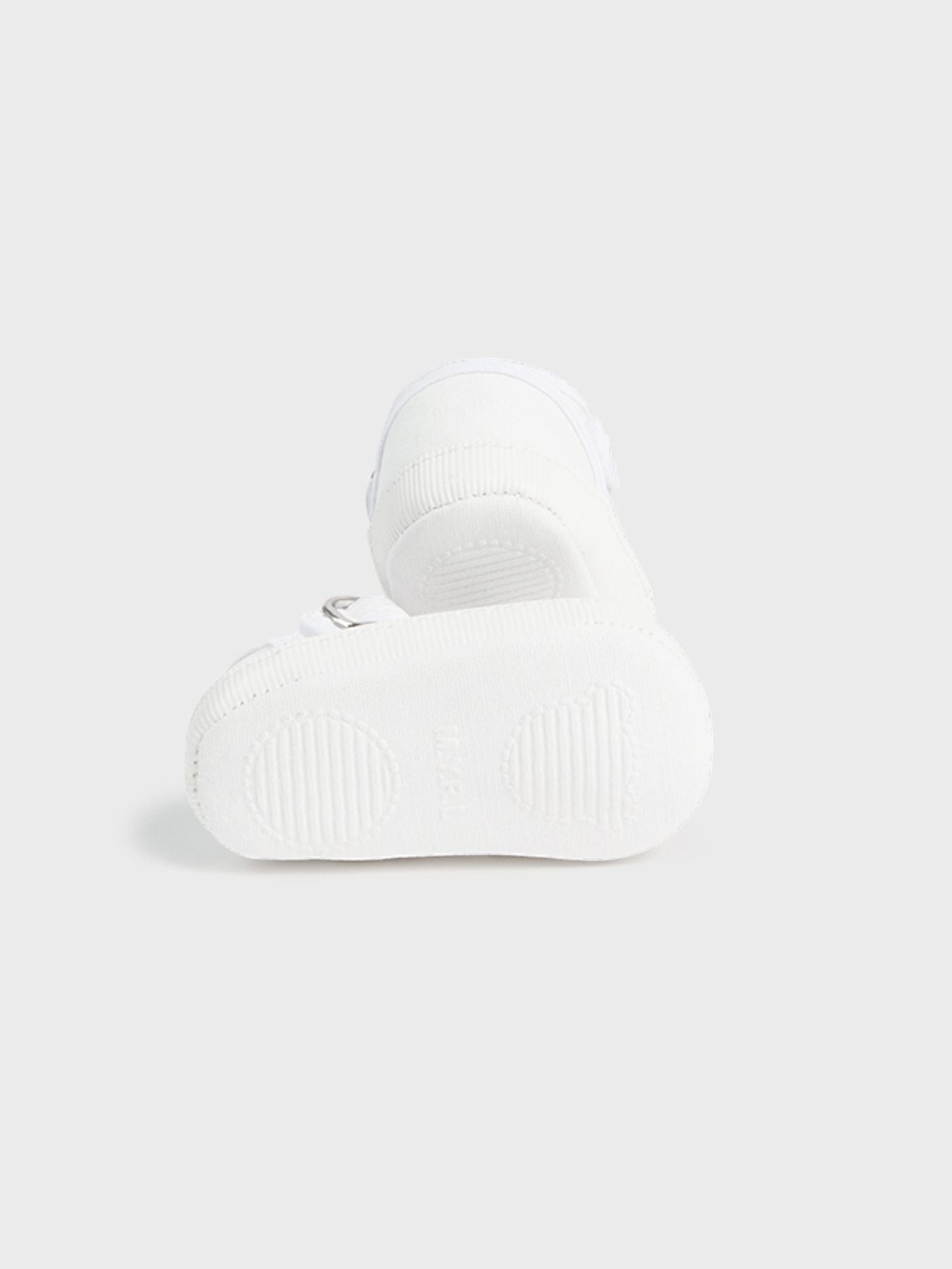 Scarpetta in tela Bimbo BIANCO 9731/B -  NANU' BABY